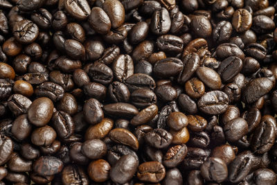 Full frame shot of coffee beans