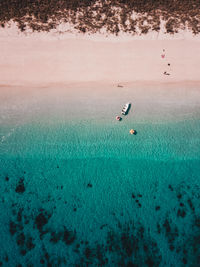 Aerial view of beach
