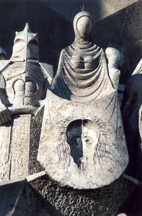 Low angle view of buddha statue