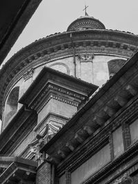 Low angle view of building against sky