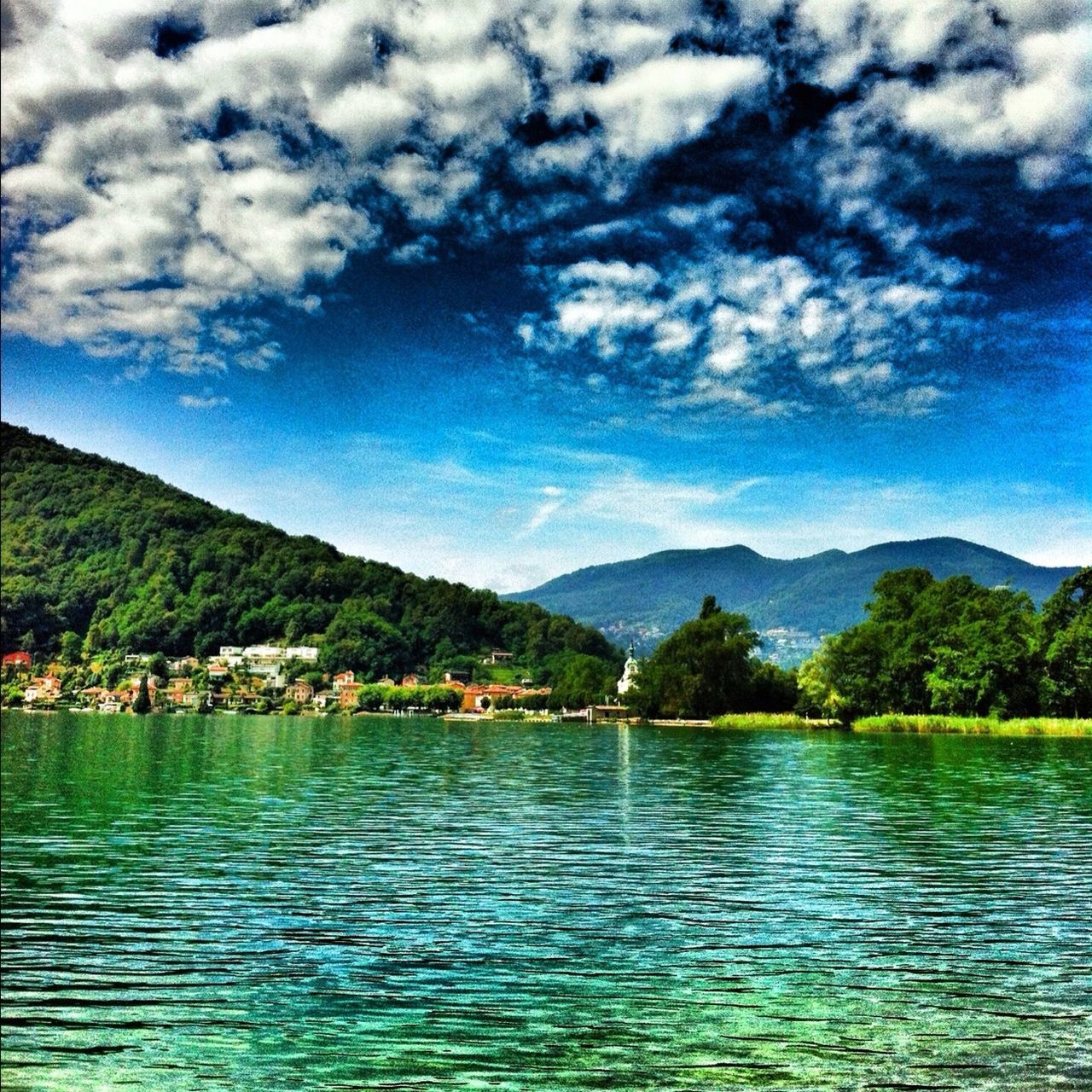 Lugano lake