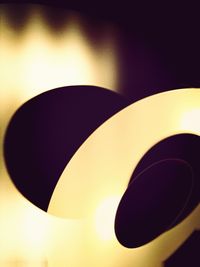 Close-up of illuminated lamp