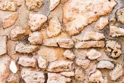 Full frame shot of stone wall