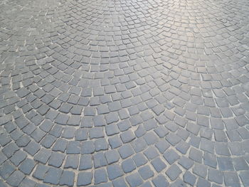 Full frame shot of cobblestone street