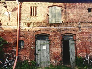 View of abandoned building