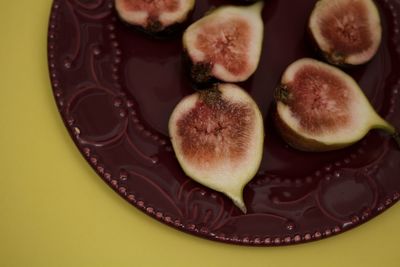 Close-up of fruits on table