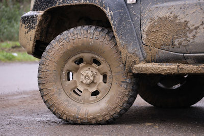 Close-up of car