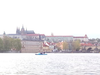 View of buildings at waterfront