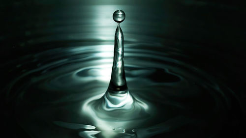 Close-up of rippled water