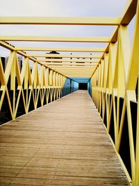 View of footbridge