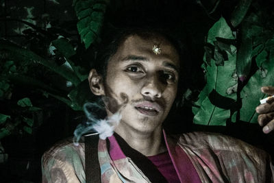 Portrait of mid adult man