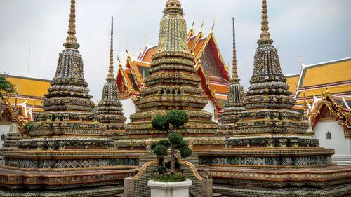 Low angle view of temple