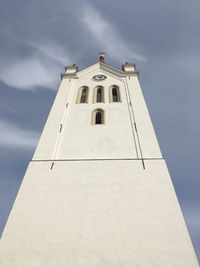 Low angle view of building against sky