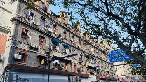 Low angle view of building against sky