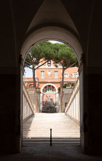 Entrance of historic building