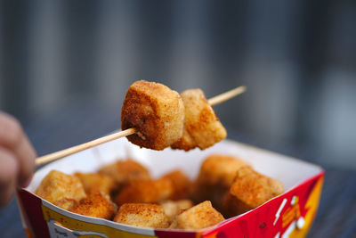 Close-up of food in plate