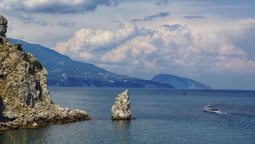 Panoramic view of sea 