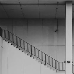 Low angle view of staircase in building