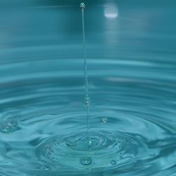 Close-up of water splashing in water