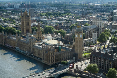 The house of the parliament and the big ben