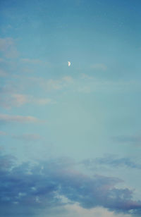 Low angle view of clouds in sky