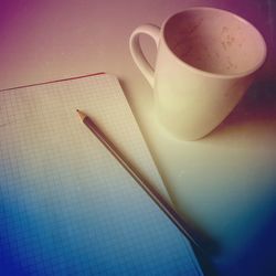 Close-up of coffee on table