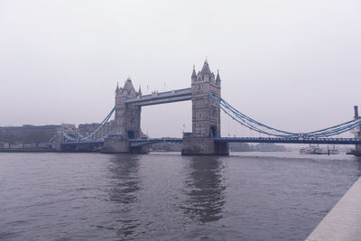 View of bridge over river