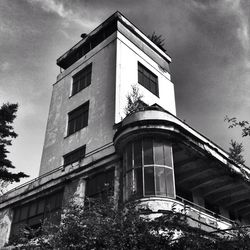 Low angle view of building against sky