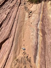 Full frame shot of rock on land