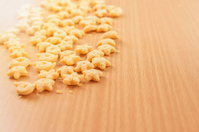 Close-up of bread on table