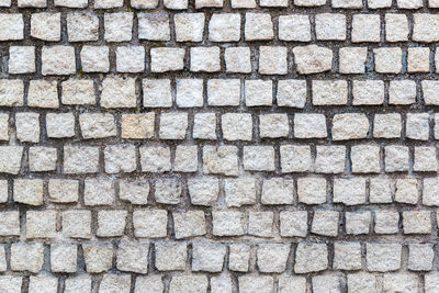 White concrete brick wall pattern texture for background.