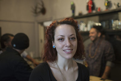 Portrait of a young woman.