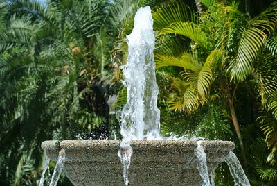 Fountain in park