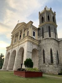 Low angle view of historical building against sky