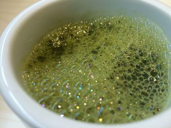 Close-up of soup in bowl