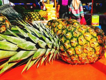 Close-up of fruits for sale in market
