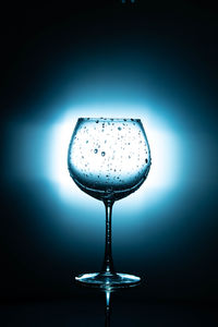 Close-up of glass against white background