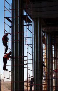 Man working at construction building