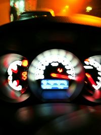 Close-up of vintage car