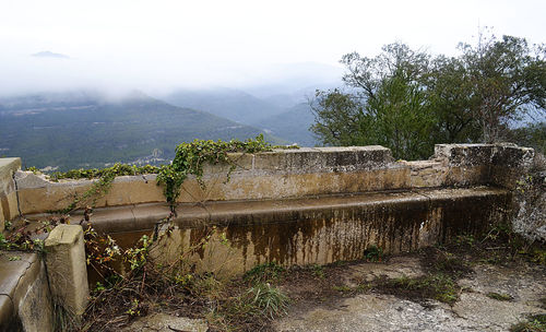 Scenic view of mountain against sky