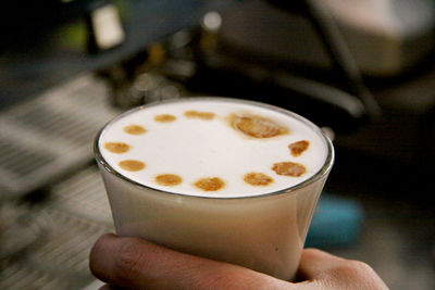 Close-up of coffee cup