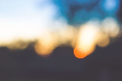 Scenic view of sky at sunset