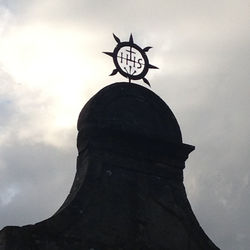 Low angle view of cloudy sky
