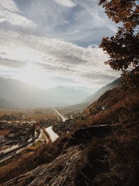 Venosta valley from juval