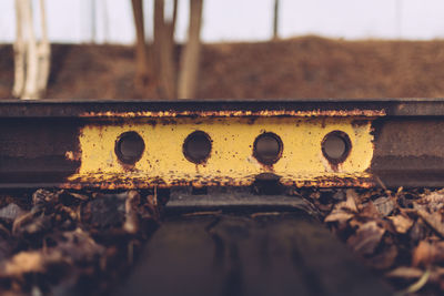 Close-up of rusty metal