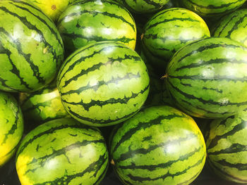 Full frame shot of fruits for sale in market