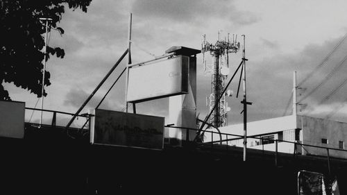 Low angle view of buildings against the sky