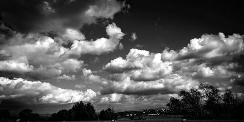 Scenic view of cloudy sky