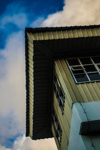 Low angle view of building against sky