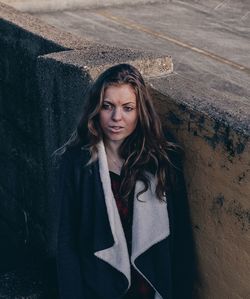 Portrait of young woman